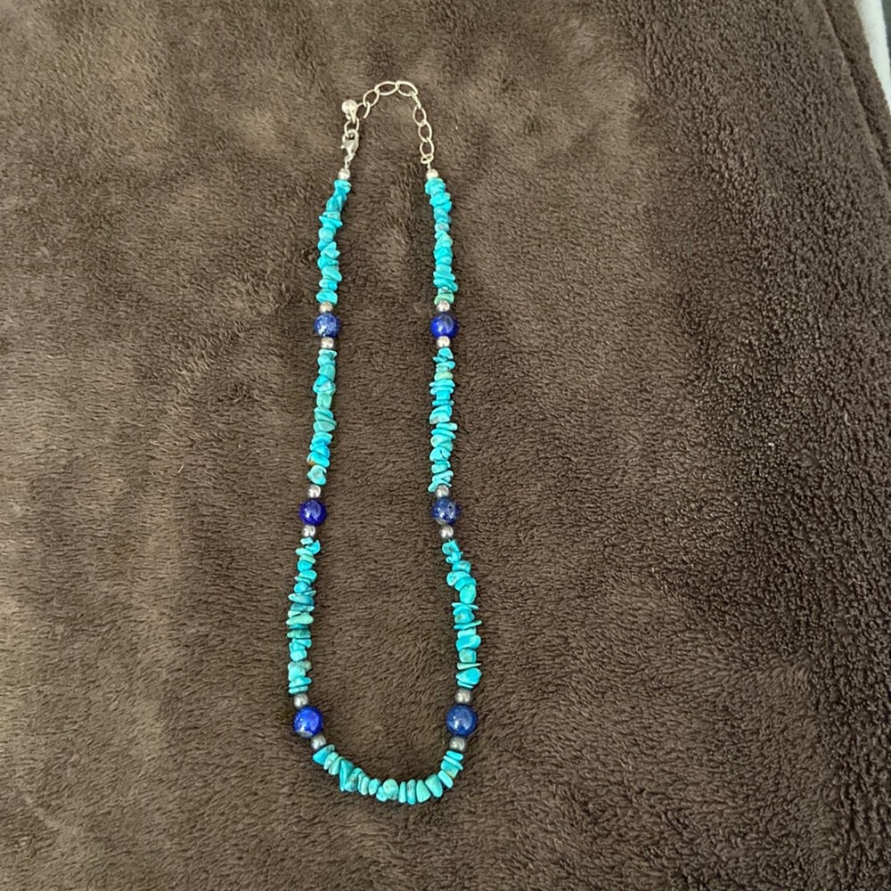 Turquoise and lapis